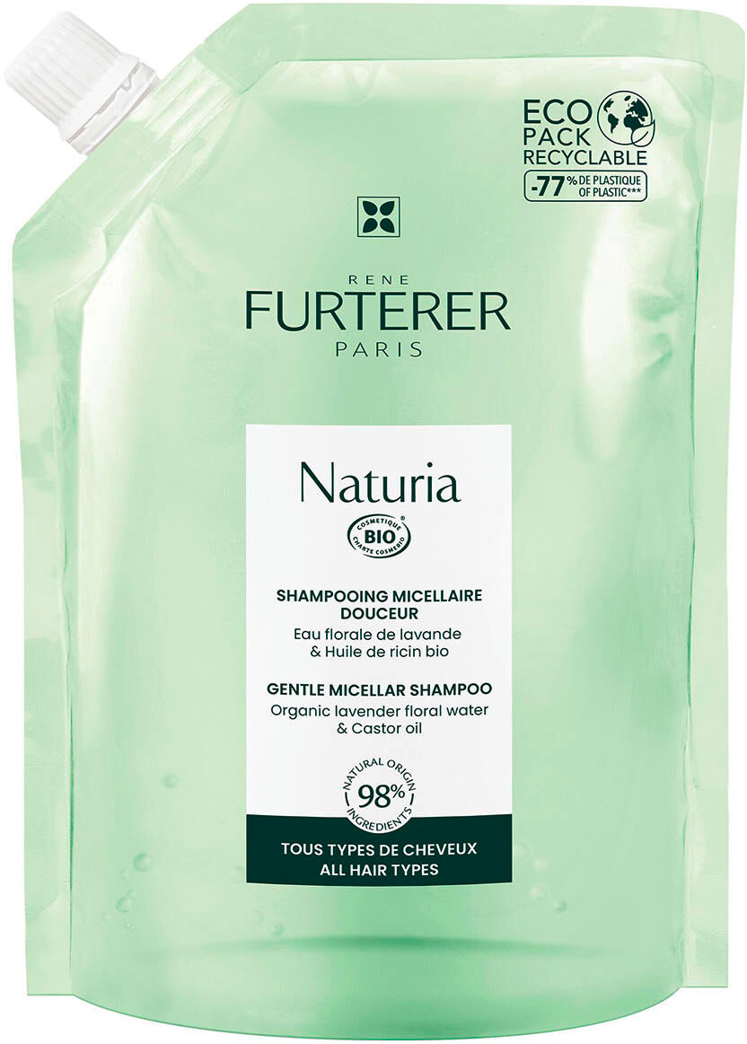 René Furterer Naturia Ricarica di shampoo micellare delicato 400 ml