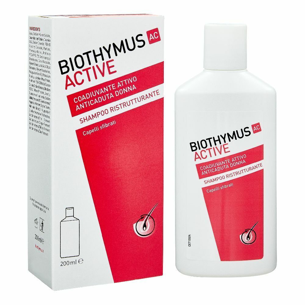 Meda Pharma SpA Biothymus AC Active Shampoo Ristrutturante 200 ml Shampoo
