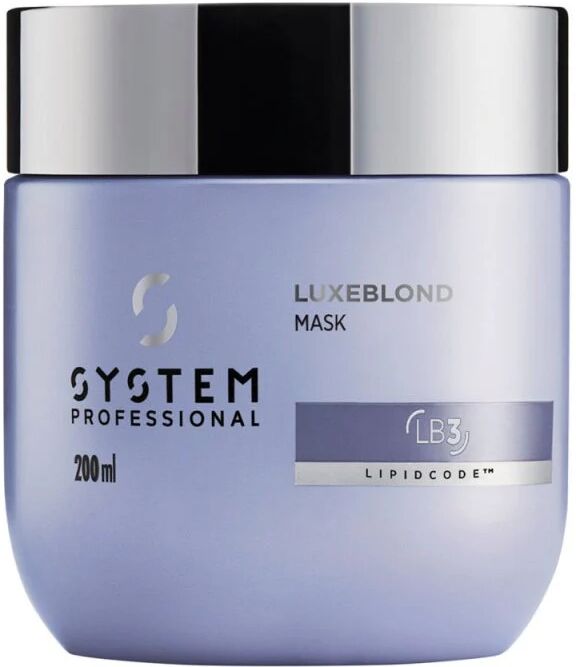 System Professional LuxeBlond Maschera antigiallo LB3, 200ml