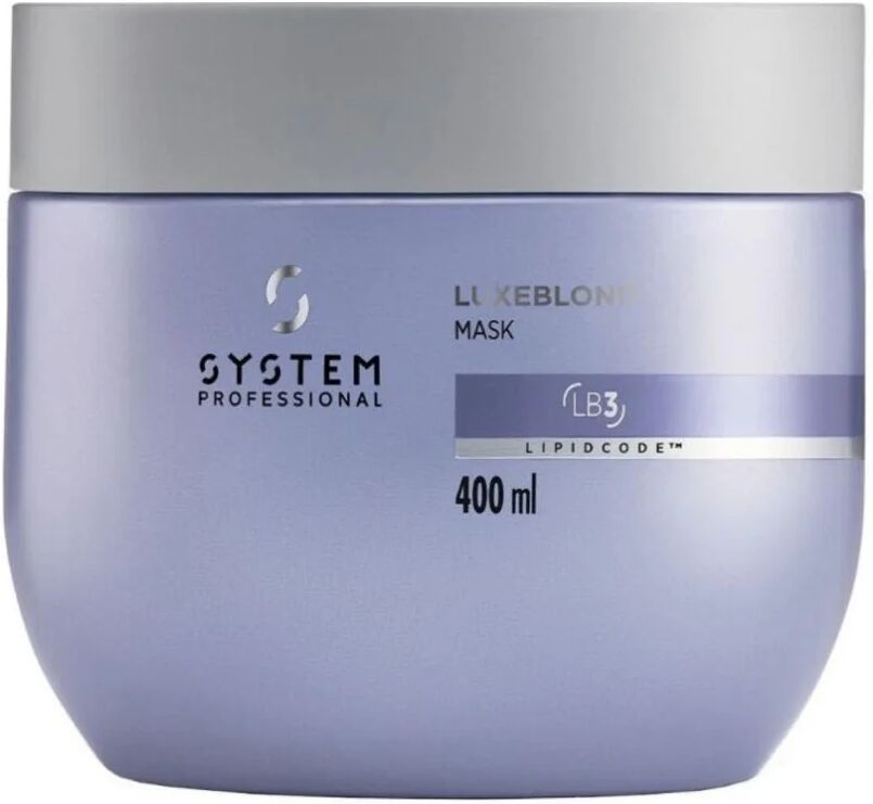 System Professional LuxeBlond Maschera antigiallo LB3, 400ml