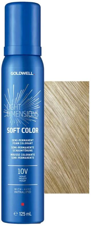 Goldwell 10V Soft Color pastello viola biondo 125ml schiuma colorata per capelli