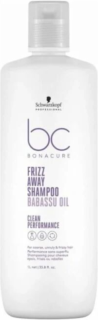 Schwarzkopf BC Bonacure Frizz Away Shampoo Anticrespo, 1000ml