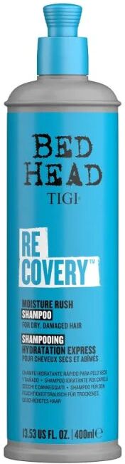 Tigi Bed Head Recovery Moisturising Shampoo Capelli Secchi, 400ml