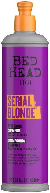 Tigi Bed Head Serial Blonde Shampoo Capelli Biondi Danneggiati, 400ml