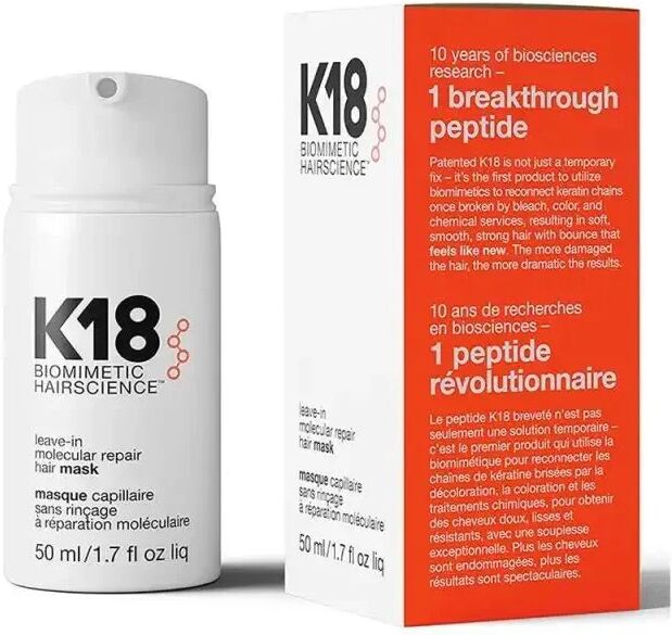 k18 Leave-In Molecular Repair Hair Mask, 50ml