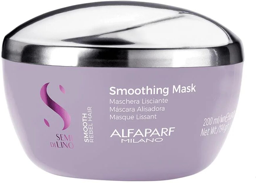 Alfaparf Milano Semi di Lino Smoothing Maschera capelli crespi, 200ml