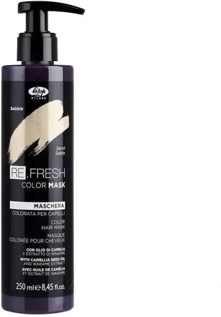 Lisap Refresh Maschera Colorata Capelli 250ml, Sabbia Sand