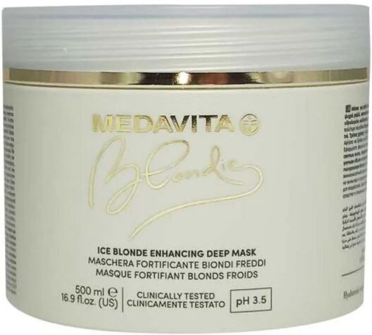 Medavita Blondie Maschera Capelli Fortificante Biondi Freddi, 500ml