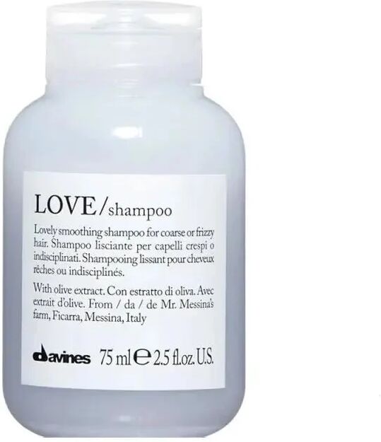 Davines Love Smoothing Shampoo Capelli Crespi, 75ml