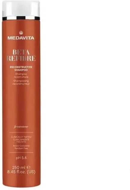 Medavita Beta Refibre Shampoo Ricostruttore capelli rovinati, 250ml