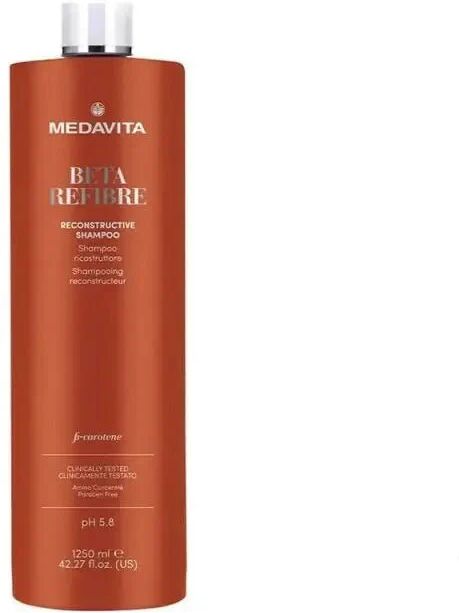 Medavita Beta Refibre Shampoo Ricostruttore capelli rovinati, 1250ml