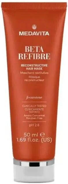 Medavita Beta Refibre Maschera Restitutiva capelli rovinati, 150ml