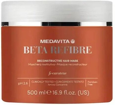 Medavita Beta Refibre Maschera Restitutiva capelli rovinati, 500ml