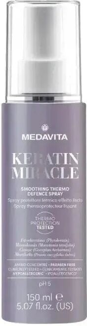 Medavita Keratin Miracle Smoothing Thermo Defence Spray termoprotettore 150ml