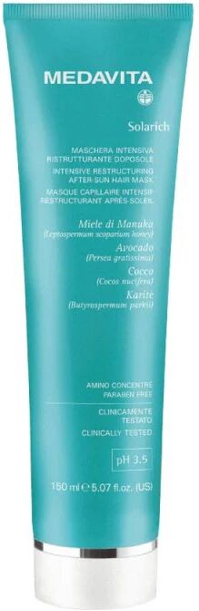 Medavita Solarich Maschera Capelli Ristrutturante Doposole 150ml