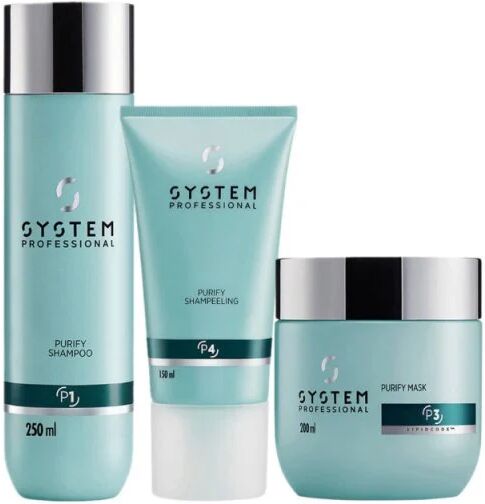 System Professional Purify Kit Scrub Capelli Forfora