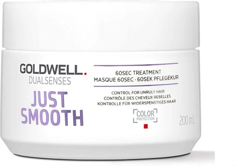 Goldwell Dualsenses Just Smooth 60 Sec Treatment Maschera Anticrespo, 200ml