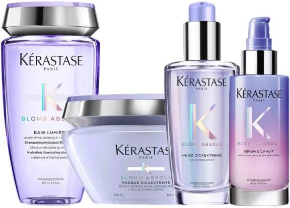 Kerastase Blond Absolu Kit Shampoo Maschera Siero e Olio