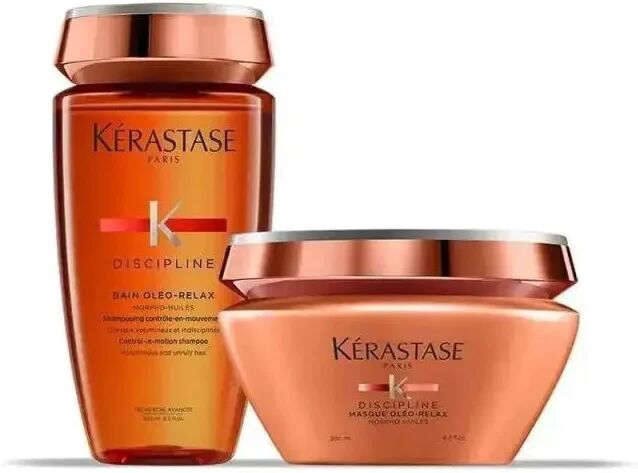 Kerastase Kit Discipline Bain Oleo Relax Mask Capelli Crespi