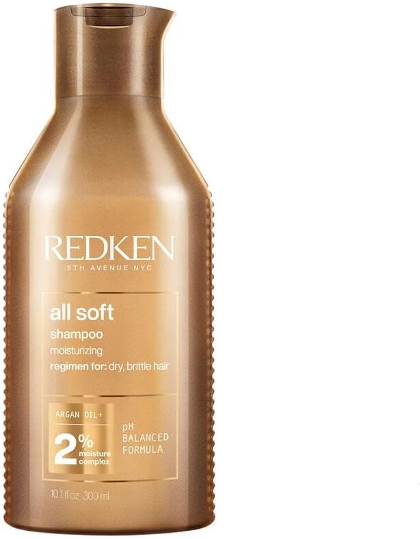 Redken All Soft Shampoo capelli secchi, 300ml