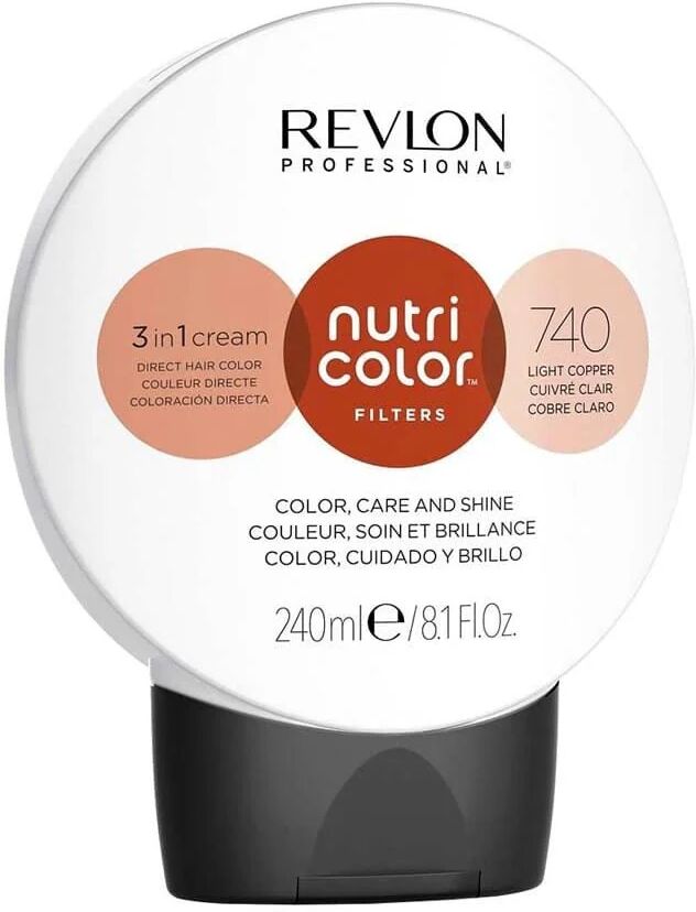 Revlon Professional Revlon Nutri Color Filters Rame Chiaro 240ml maschera colorante