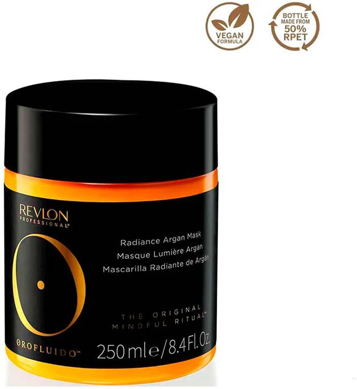 Revlon Professional Orofluido Radiance Argan Mask Maschera Illuminante Capelli, 250ml