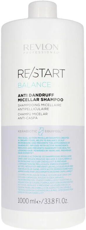 Revlon Professional Revlon Restart Balance Shampoo Antiforfora Micellare, 1000ml