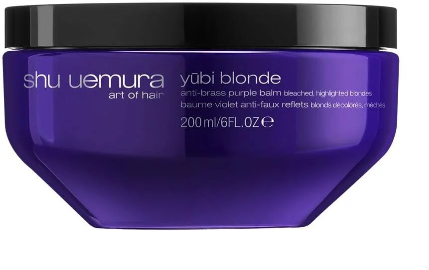 Shu Uemura Yubi Blonde Anti Brass Purple Balm 200ml maschera antigiallo