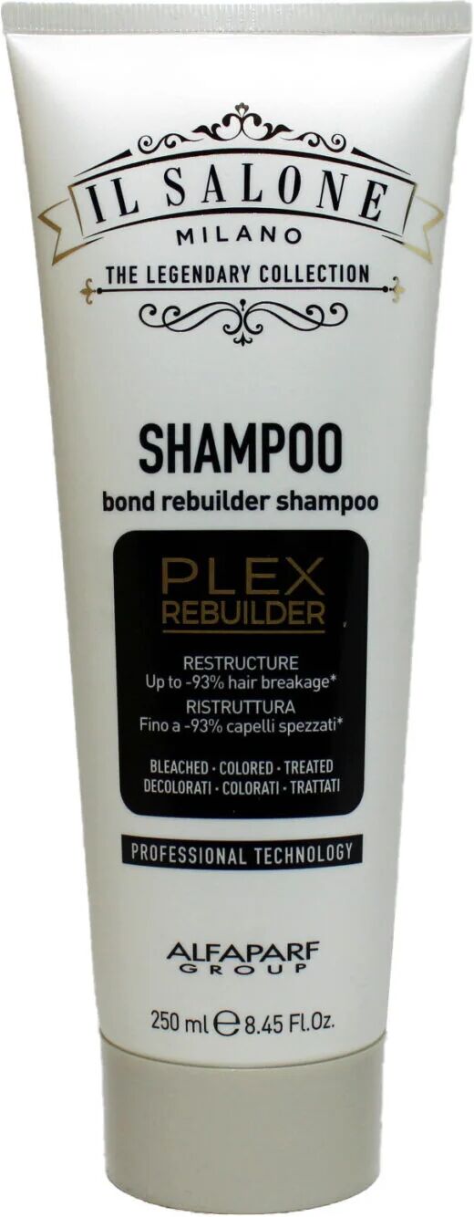 Alfaparf Il Salone Milano Shampoo Plex Rebuilder Ristrutturante Per Capelli Trattati 250 ml