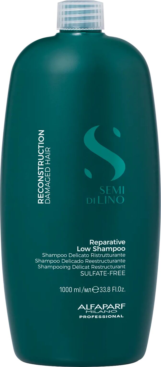 Alfaparf Milano Semi Di Lino Reconstruction Damaged Hair Shampoo Delicato Ristrutturante Per Capelli Danneggiati 1000 ml