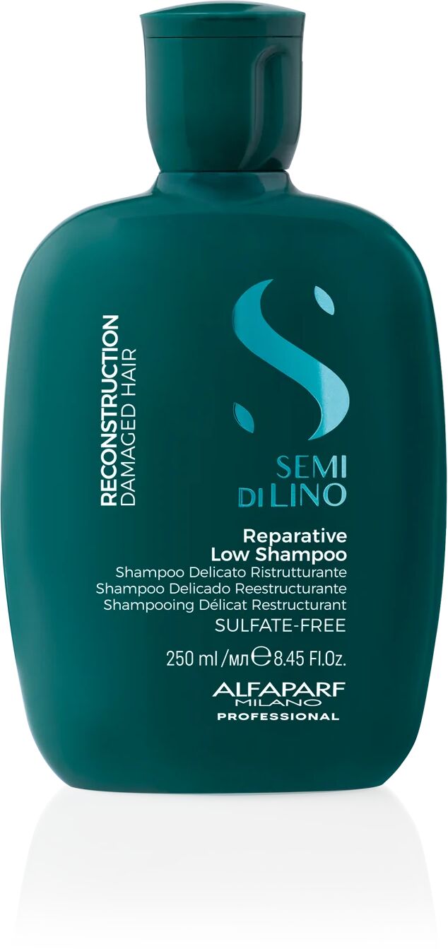 Alfaparf Milano Semi Di Lino Reconstruction Damaged Hair Shampoo Delicato Ristrutturante Per Capelli Danneggiati 250 ml