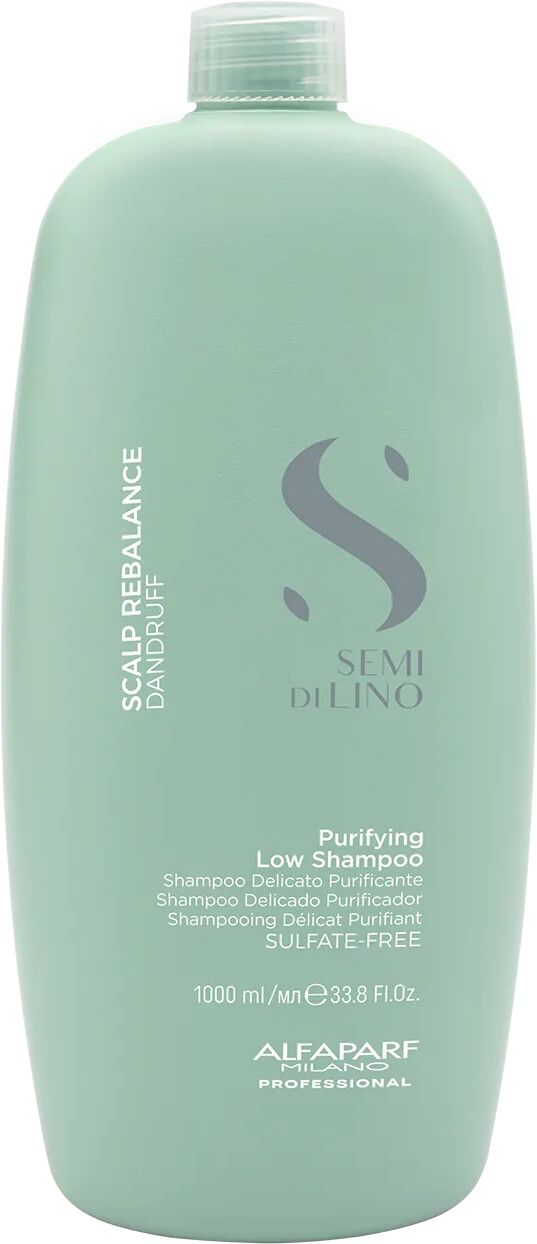 Alfaparf Milano Semi Di Lino Scalp Rebalance Dandruff Shampoo Delicato Purificante Per Cute Con Forfora Secca O Grassa 1000 ml