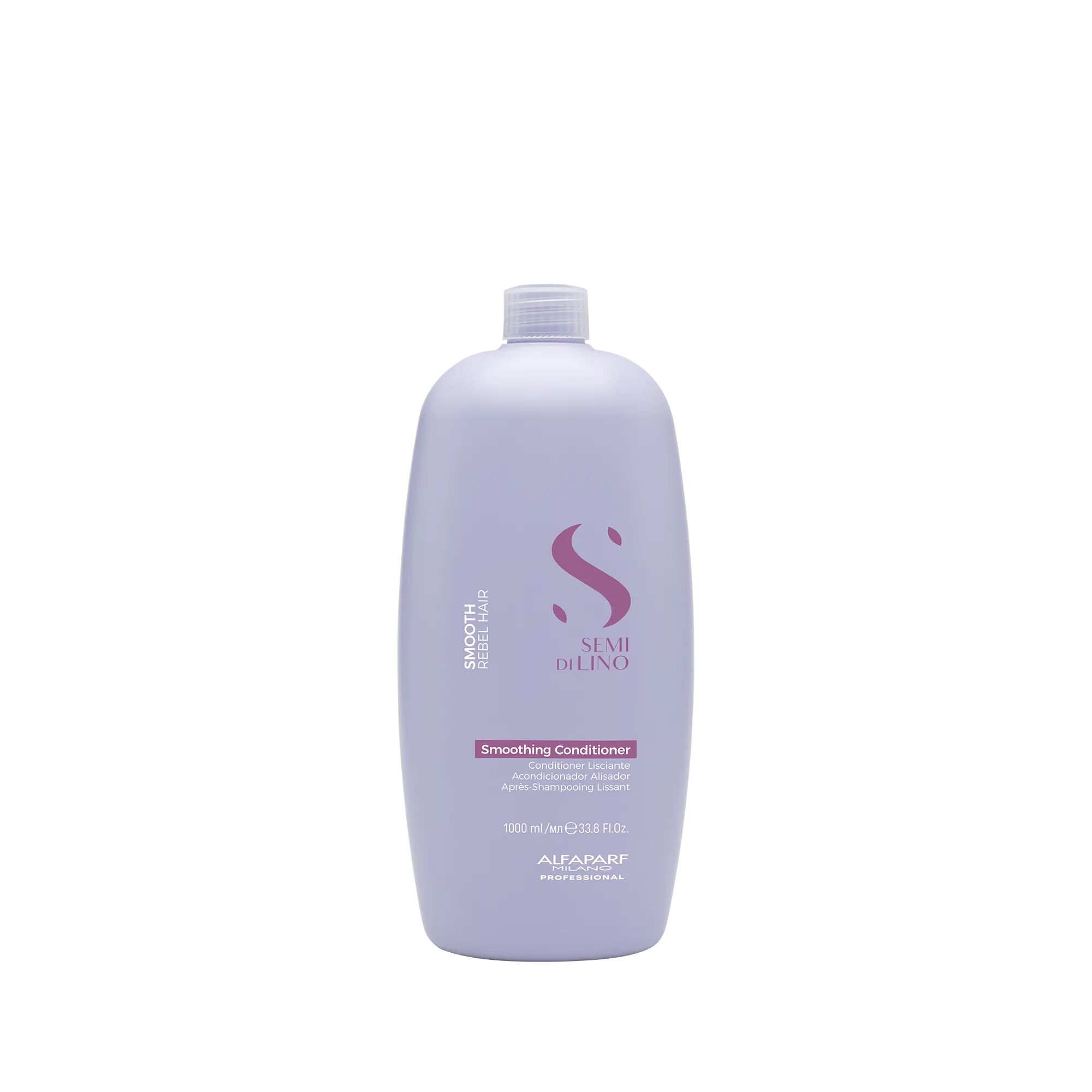 alfaparf milano semi di lino smooth conditioner lisciante per capelli ribelli 1000 ml