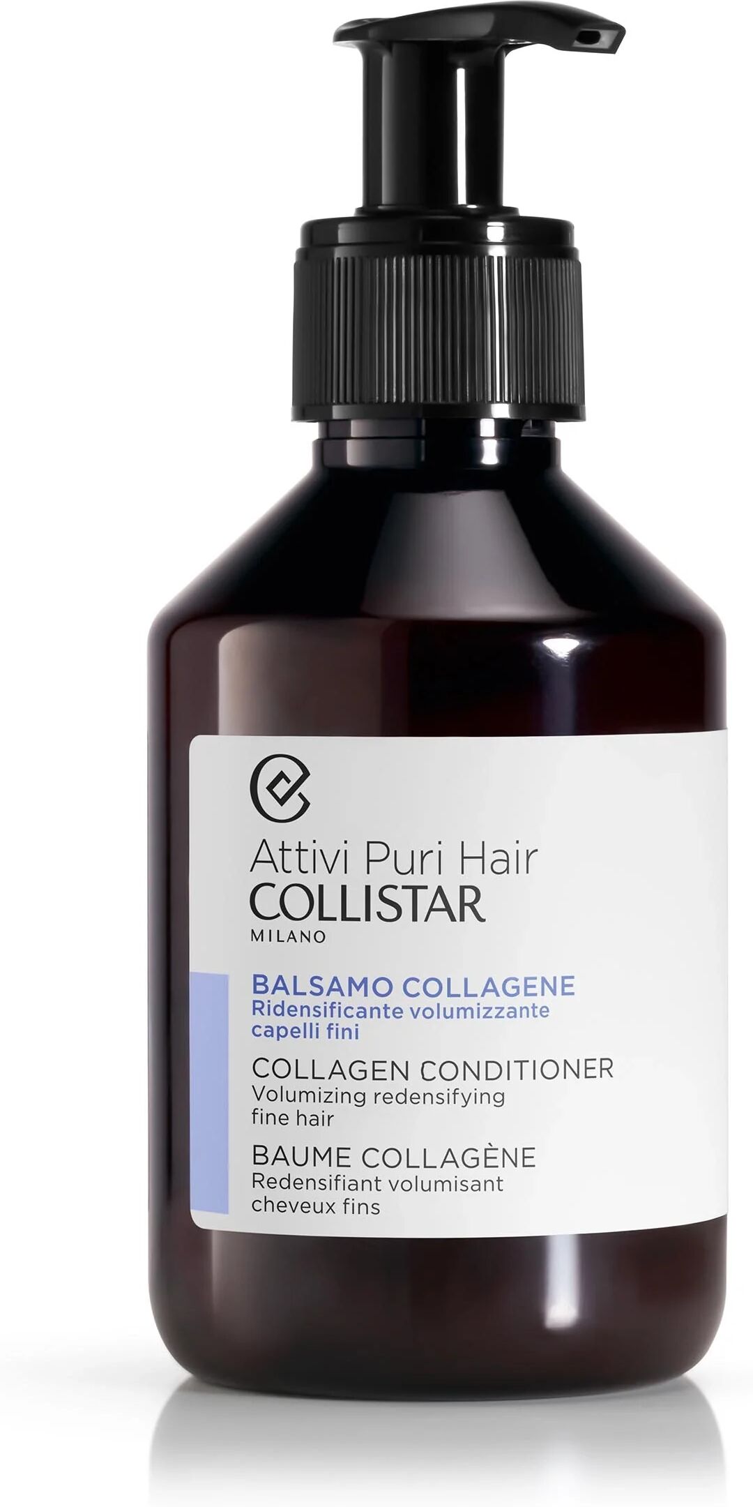 Collistar Attivi Puri Balsamo Collagene Ridensificante Volumizzante Per Capelli Fini 200 ml