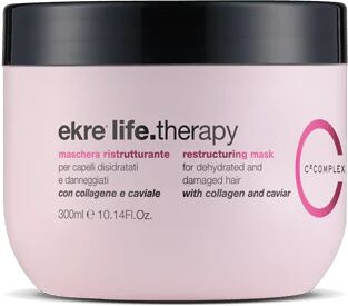 Ekre Life Therapy Maschera Ristrutturante Per Capelli Danneggiati 300 ml