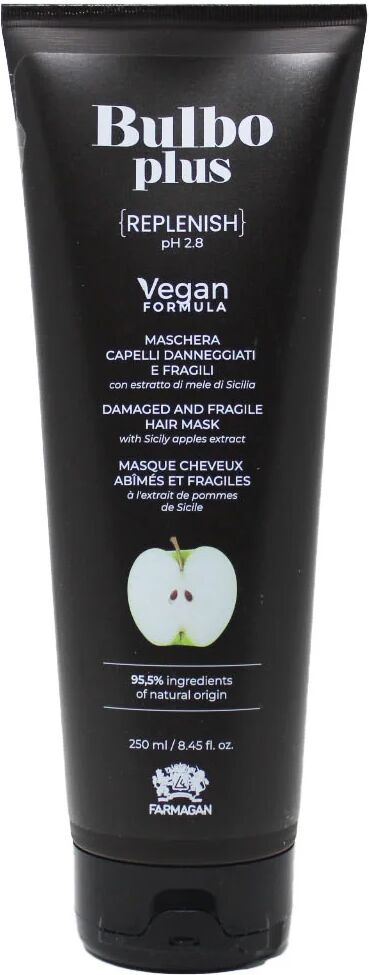 Farmagan Bulbo Plus Formula Vegan Replenish Maschera Per Capelli Danneggiati E Fragili 250 ml