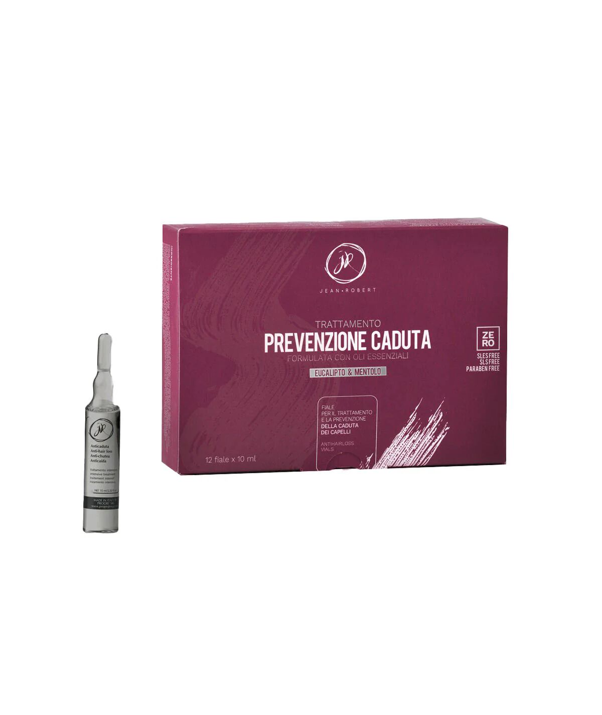 Jean Robert Lozione Prevenzione Della Caduta Dei Capelli 12 Fiale Da 10 ml