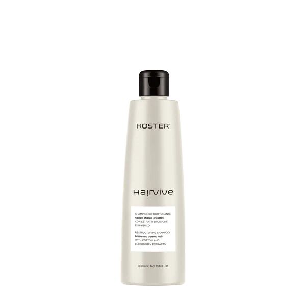 Koster Hairvive Shampoo Ristrutturante Per Capelli Sfibrati E Trattati 300 ml