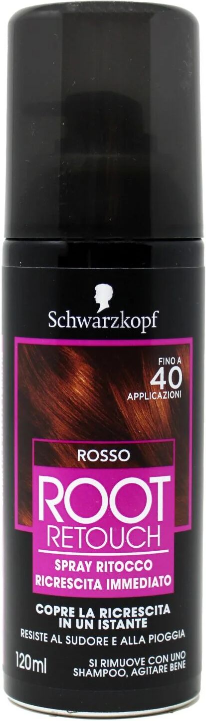 Schwarzkopf Spray Ritocco Ricrescita Immediato Per Capelli Rosso 120 ml