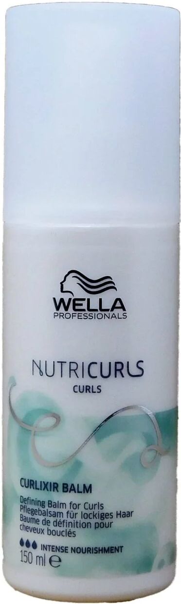 Wella Nutri Curls Curlixir Balm Crema Senza Risciacquo Per Capelli Ricci 150 ml