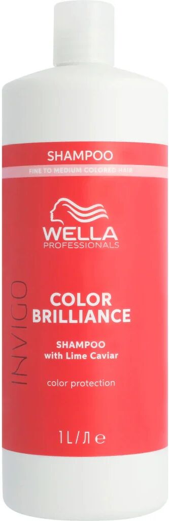 Wella Invigo Color Brilliance Shampoo Per Capelli Colorati Normali E Fini Con Caviale Di Limone 1000 ml