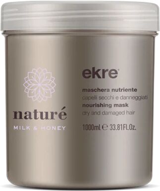 Ekre Naturè Milk Honey Maschera Nutriente Per Capelli Secchi E Danneggiati 1000 ml