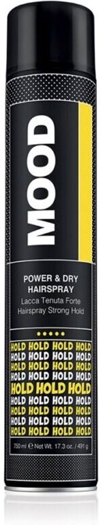 MOOD Power & Dry Hair Spray Lacca Tenuta Forte  750 Ml