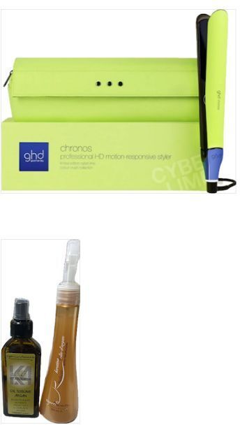 Piastra Ghd Chronos Lime Verde Con Pochette Piu'Olio Sublime Argan 100 Ml Piu' Spray Ristrutturante Kidness 150 Ml