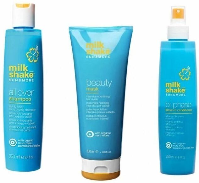 MILK SHAKE Sun&more; Kit Solari Contiene Shampoo All Over 250ml - Incredible Milk 140ml -  Bi-Phase Leave In Conditioner  250ml