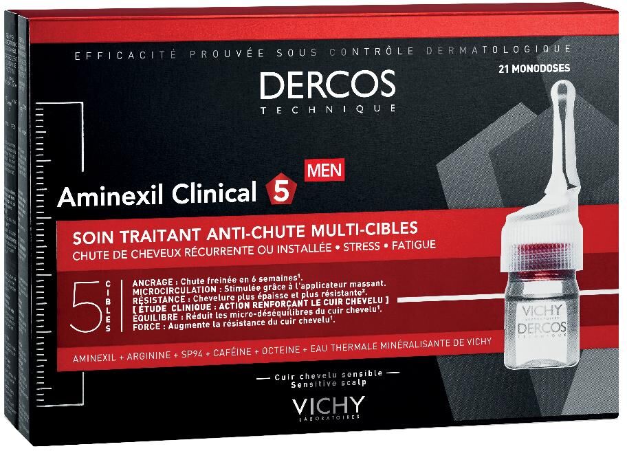 Vichy Dercos Aminexil Fiale 21 Uomo