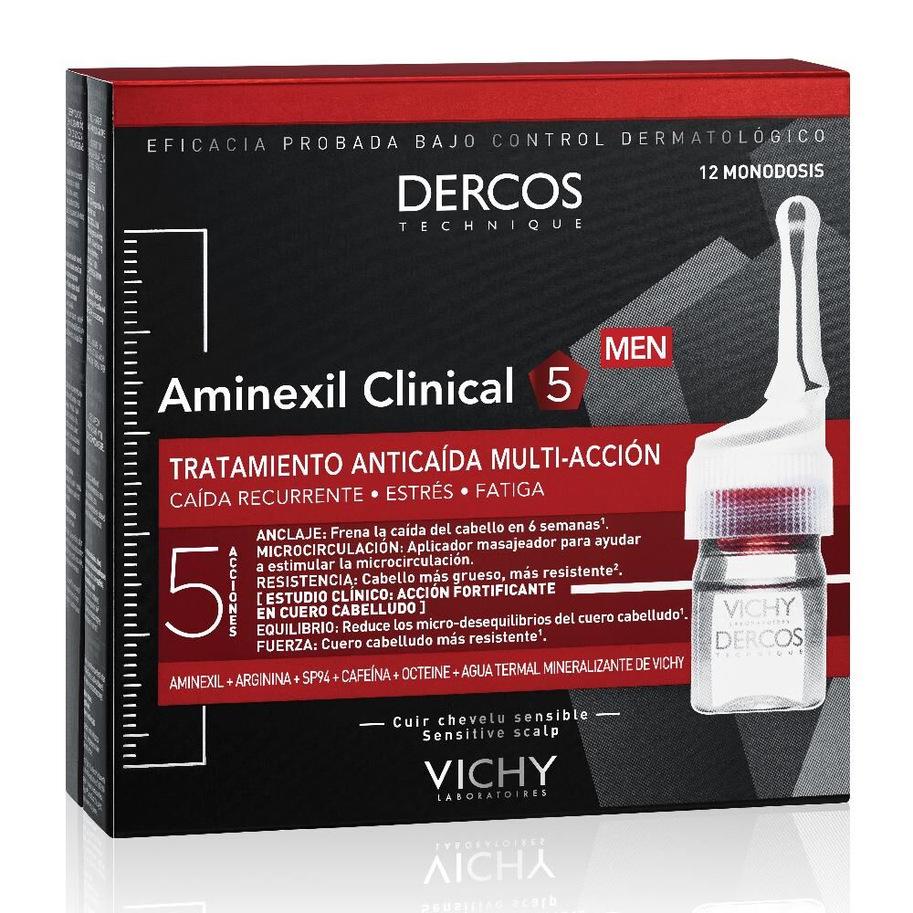 Vichy Dercos Aminexil Uomo 12f 6ml