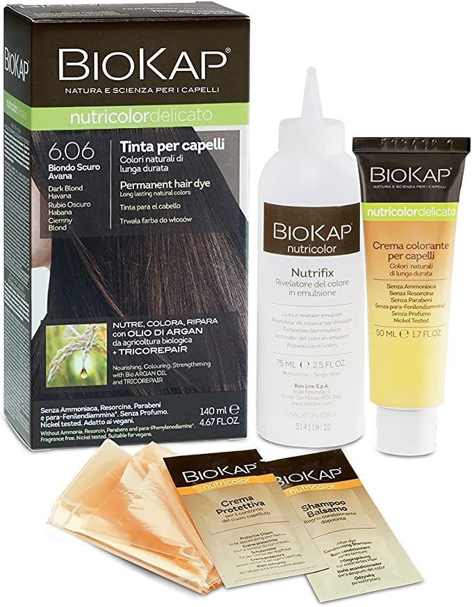 Biokap Nutricolor Delicato Tinta Capelli 6.06 Biondo Scuro Avana