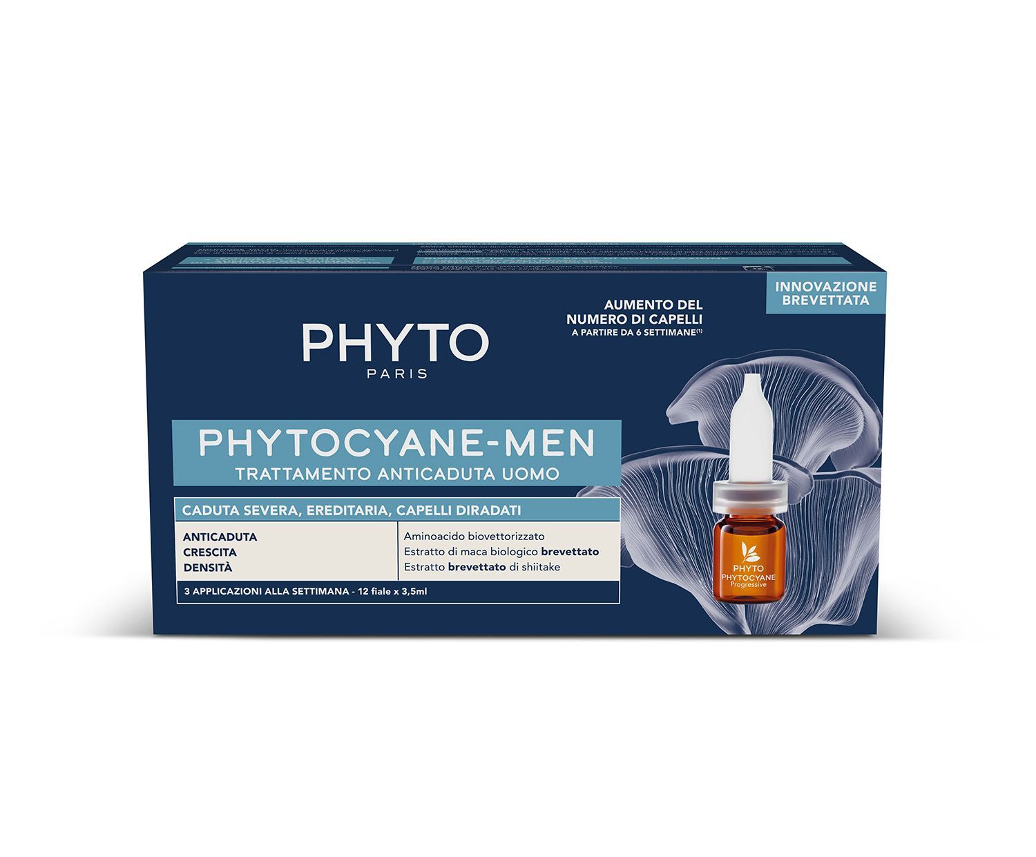 Phyto Phytocyane Trattamento Caduta Capelli Severa Uomo 12 Fiale