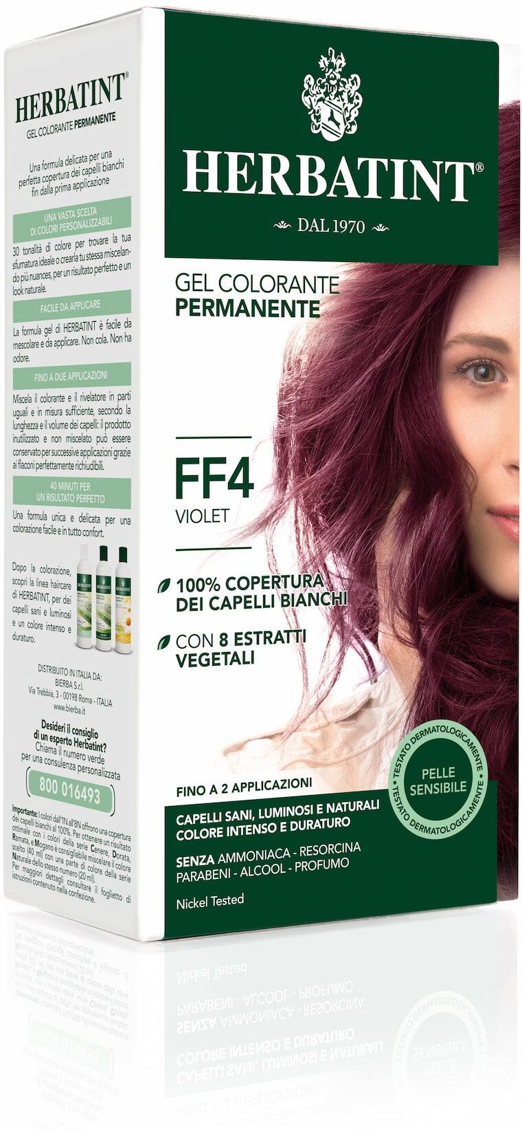 Herbatint Gel Colorante Permanente Ff4 Violet 150ml